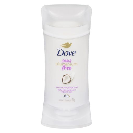 Picture of DOVE ALUMINUM FREE DEODORANT - COCONUT + PINK JASMINE 74GR                 