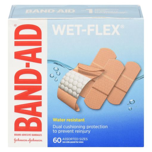 Picture of BAND-AID BANDAGE - WETFLEX – VALUE PACK ASSORTED 60S
