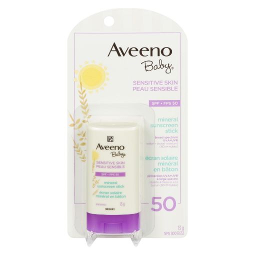 Picture of AVEENO SENSSKIN BABY SUN STICK SPF50 13GR                                  