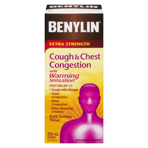 Picture of BENYLIN COUGH and CONGESTION WARMING SYRUP 250ML