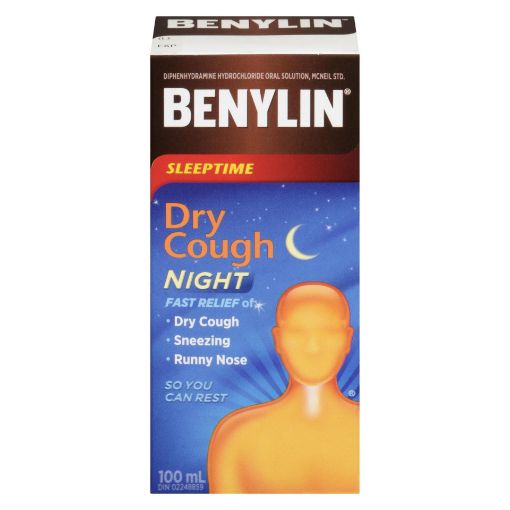 Picture of BENYLIN DRY COUGH - NIGHT 100ML                                            