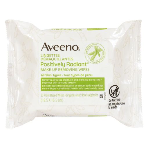 Picture of AVEENO POSITIVELY RADIANT WIPES 25S                                        