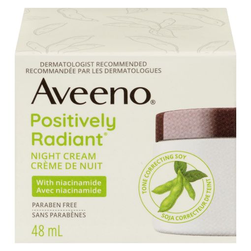 Picture of AVEENO POSITIVELY RADIANT INTENSIVE NIGHT CREAM 48ML                       