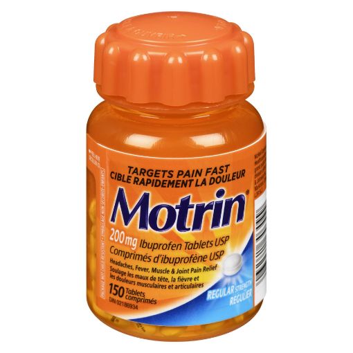 Picture of MOTRIN IBUPROFEN 200MG TABLETS 150S                                        