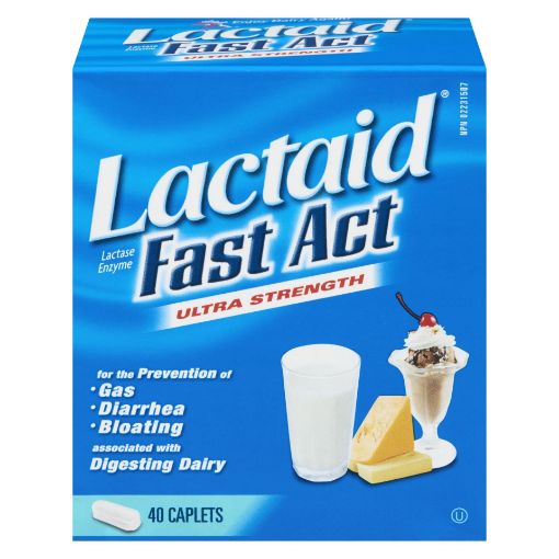 Picture of LACTAID FAST ACT CAPLETS 40S                                               