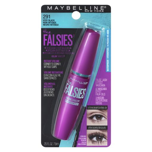 Picture of MAYBELLINE VOLUM EXPRESS FALSIES MASCARA - VERY BLACK - WATERPROOF         