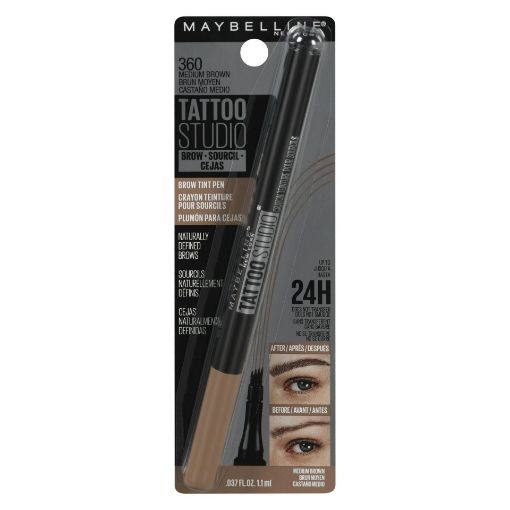 Picture of MAYBELLINE TATTOO STUDIO BROW TINT PEN - MEDIUM BROWN                      