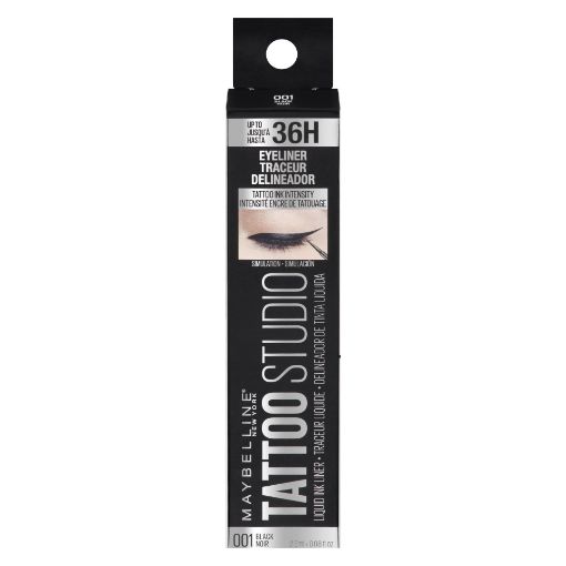 Picture of MAYBELLINE TATTOO STUDIO LIQUID INK EYE LINER - BLACK 1.1ML