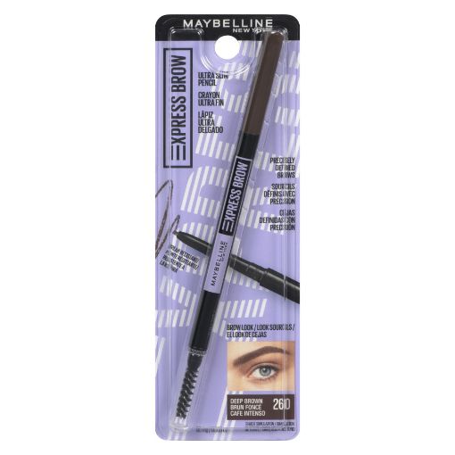Picture of MAYBELLINE BROW ULTRA SLIM EYEBROW PENCIL - DEEP BROWN 0.6GR               