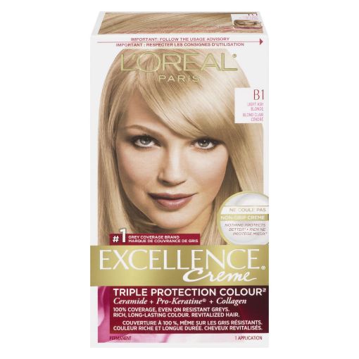 Picture of LOREAL EXCELLENCE HAIR COLOUR - LIGHT ASH BLONDE #B1                       