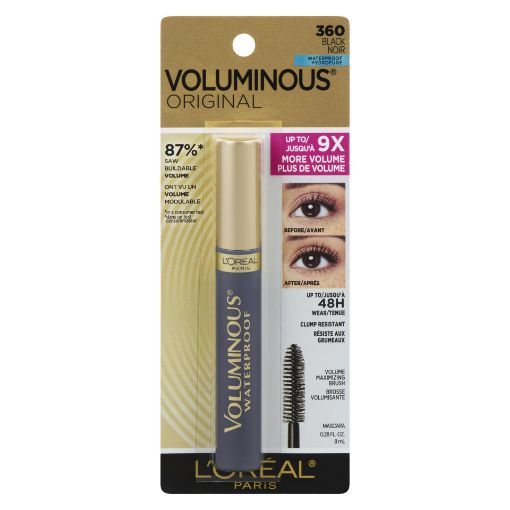 Picture of LOREAL VOLUMINOUS ORIGINAL MASCARA - BLACK - WATERPROOF                    