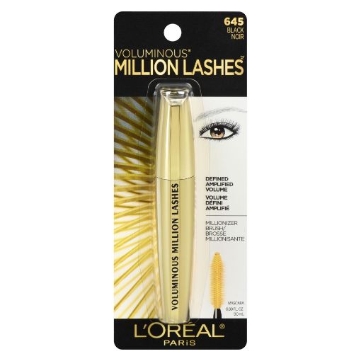 Picture of LOREAL VOLUMINOUS MILLION LASHES MASCARA - BLACK 10ML                      