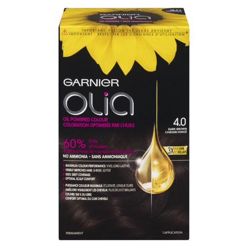 Picture of GARNIER OLIA HAIR COLOUR - DARK BROWN #4                                   
