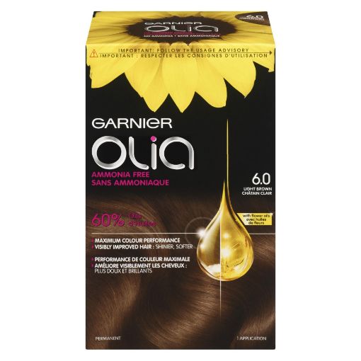 Picture of GARNIER OLIA HAIR COLOUR - LIGHT BROWN #6                                  