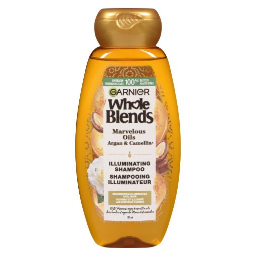 Picture of GARNIER WHOLE BLEND ARGAN CAMELIA SHAMPOO 370ML                            