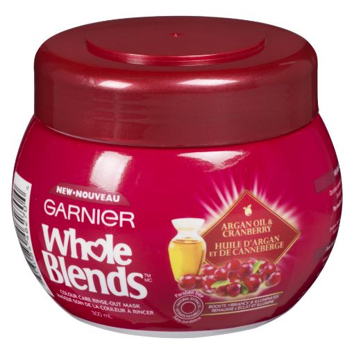 Picture of GARNIER WHOLE BLEND -CRANBERRY ARGAN - HAIR MASK 300ML                     