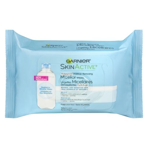 Picture of GARNIER SKIN ACTIVE MICELLAR WIPES - WATERPROOF 25S                        