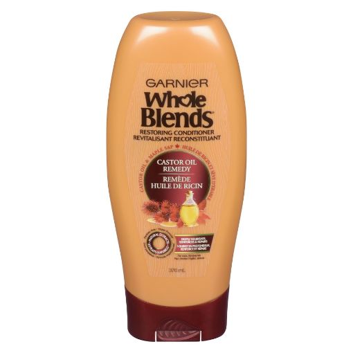 Picture of GARNIER WHOLE BLENDS CASTOR OIL REMEDY CONDITIONER 370ML                   