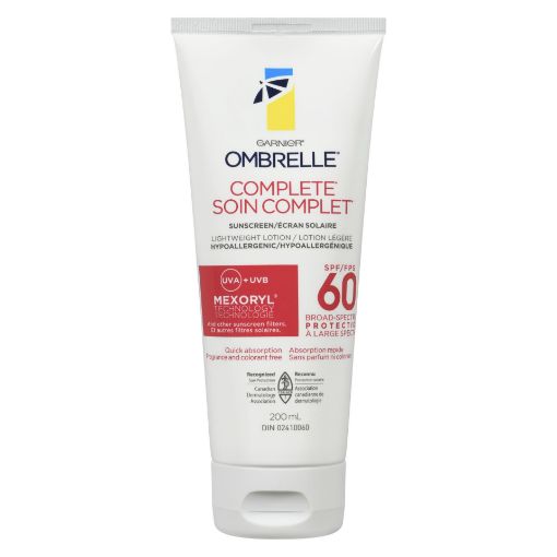 Picture of GARNIER OMBRELLE COMPLETE LOTION SPF60 TUBE 200ML                          