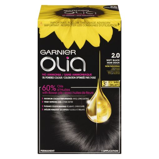 Picture of GARNIER OLIA HAIR COLOUR - SOFT BLACK #2                                   