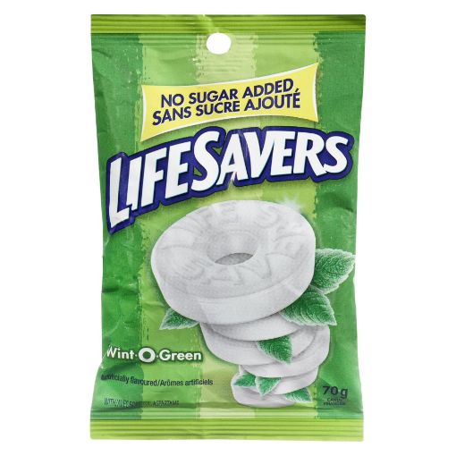 Picture of LIFESAVERS WINT-O-GREEN - NO SUGAR ADDED 70GR                              