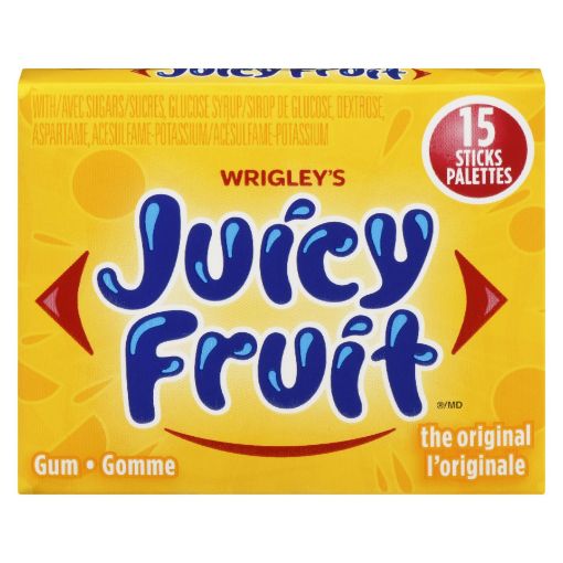 Picture of JUICY FRUIT STIX GUM - ORIGINAL 15S                                        