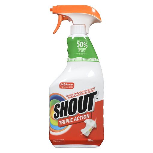 Picture of SHOUT TRIPLE-ACTING LAUNDRY STAIN REMOVER 650ML