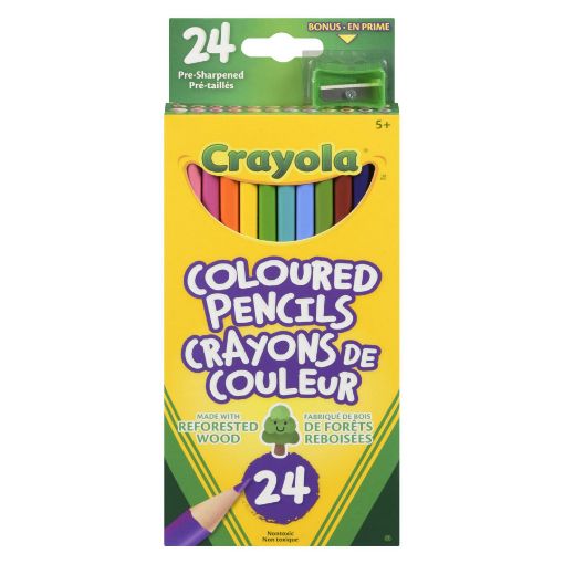 Picture of CRAYOLA COLOURED PENCILS 24S