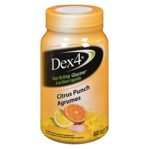 Picture of DEX 4 GLUCOSE TABLETS - CITRUS PUNCH 50S