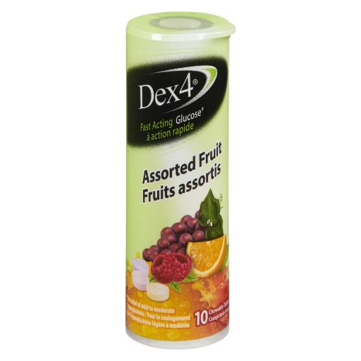 Picture of DEX 4 GLUCOSE TABLETS - ASSORTED FRUIT 10S