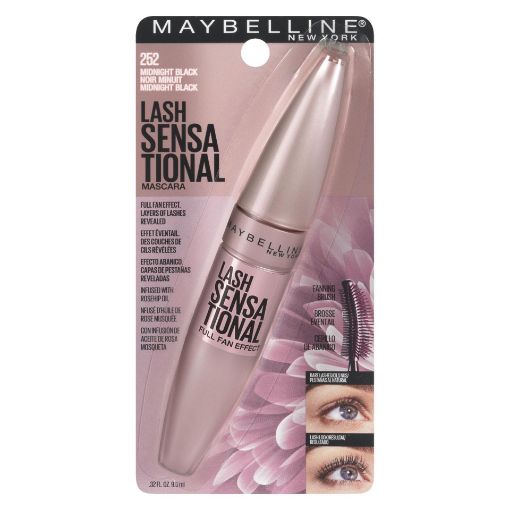 Picture of MAYBELLINE LASH SENSATIONAL MASCARA - MIDNIGHT BLACK 9.5ML                 