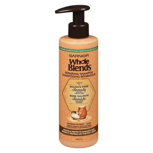 Picture of GARNIER WHOLE BLENDS SHAMPOO - SULFATE-FREE HONEY TREASURE 355ML           