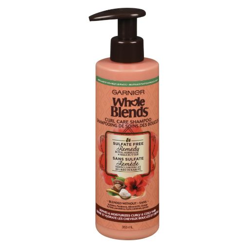 Picture of GARNIER WHOLE BLENDS SHAMPOO - SULFATE-FREE HIBISCUS 355ML