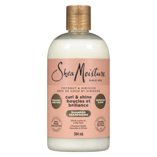 Picture of SHEA MOISTURE COCONUT and HIBISCUS SHAMPOO CURL + SHINE 384ML
