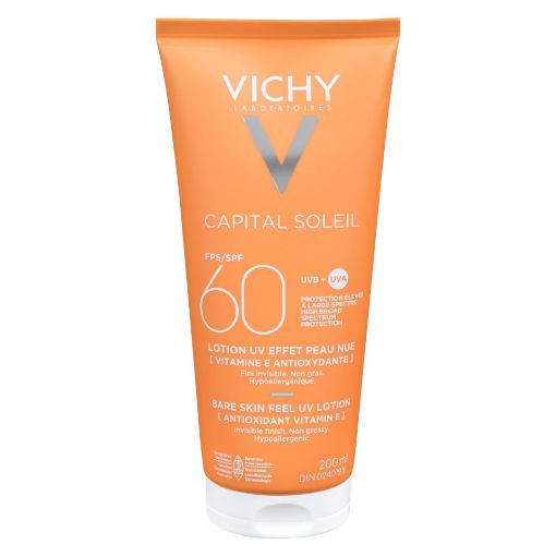 Picture of VICHY CAPITAL SOLEIL LOTION - BARE SKIN FEEL UV SPF50 200ML