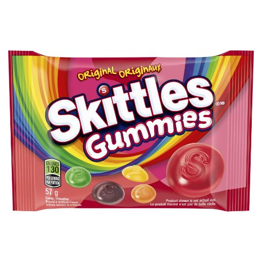 Picture of SKITTLES GUMMIES ORIGINAL 57GR