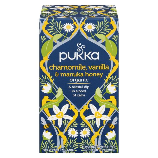 Picture of PUKKA - CHAMOMILE VANILLA MANUKA HONEY 20S