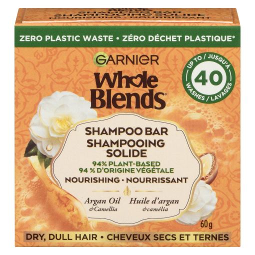 Picture of GARNIER WHOLE BLENDS ARGAN CAMELLIA SHAMPOO BAR 60GR