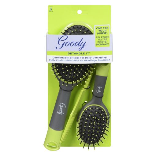 Picture of GOODY DETANGLE IT OVAL CUSHION AND COMB COMBO 3S