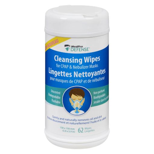 Picture of MEDPRO DEFENSE CPAP WIPES - TUBE 62S