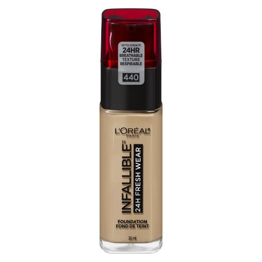 Picture of LOREAL INFALLIBLE 24-H FRESH-WEAR FOUNDATION - NATURAL ROSE 30ML           