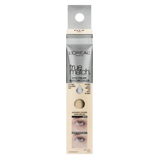 Picture of LOREAL TRUE MATCH EYE CREAM CONCEALER - N1-2 FAIR 12ML                     