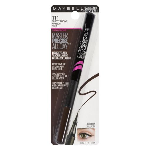 Picture of MAYBELLINE EYE STUDIO MAST. PRECISE ALL DAY LIQUID EYE LINER - FOREST BROWN