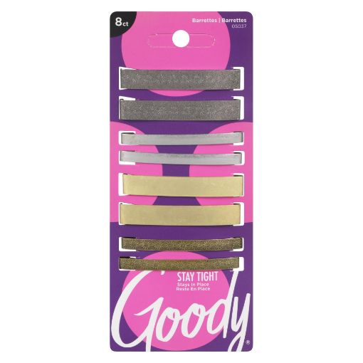 Picture of GOODY ASSORTED METAL BARRETTES 2 3/8 INCH 8S