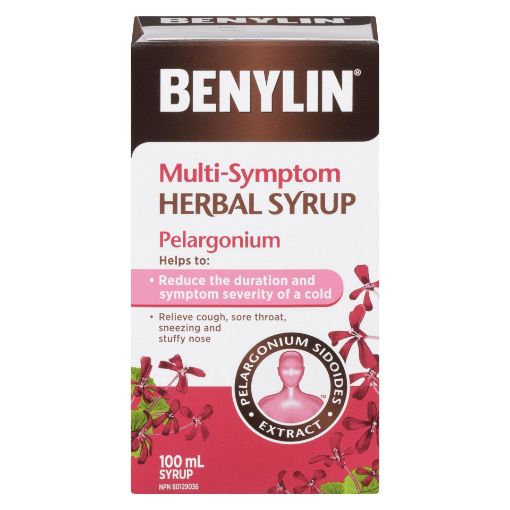 Picture of BENYLIN PELARGNIUM HERBAL SYRUP 100ML