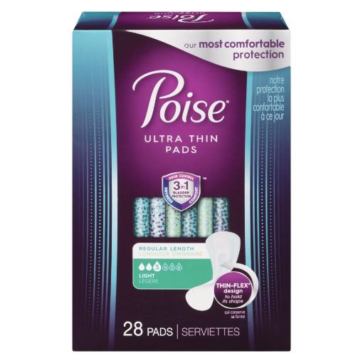 Picture of POISE ULTRA THIN PADS - LIGHT 28S
