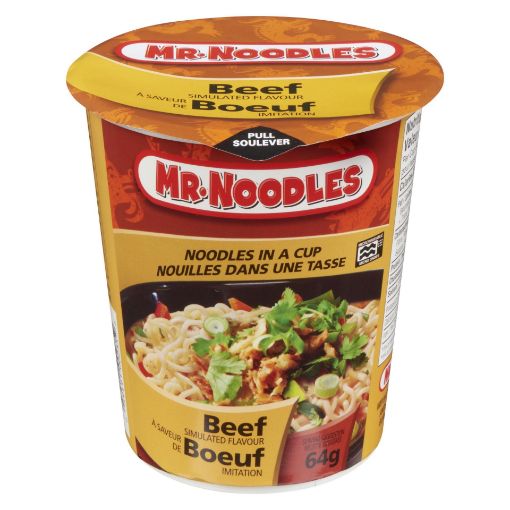 Picture of MR. NOODLES INSTANT NOODLES CUP - BEEF 64GR