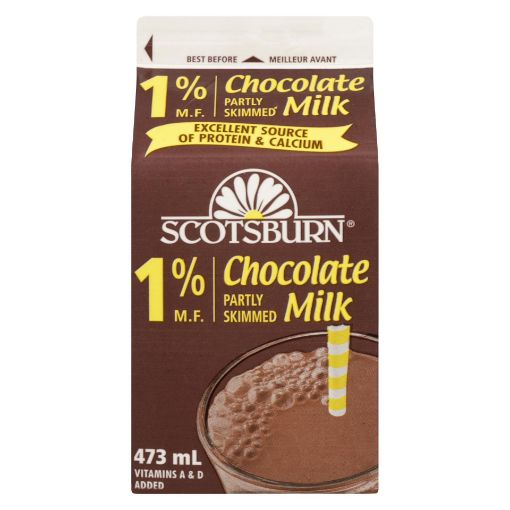 Picture of SCOTSBURN 1% CHOCOLATE MILK - CARTON 473ML