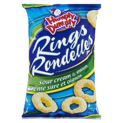 Picture of HUMPTY DUMPTY SOUR CREAM and ONION RINGS 265GR