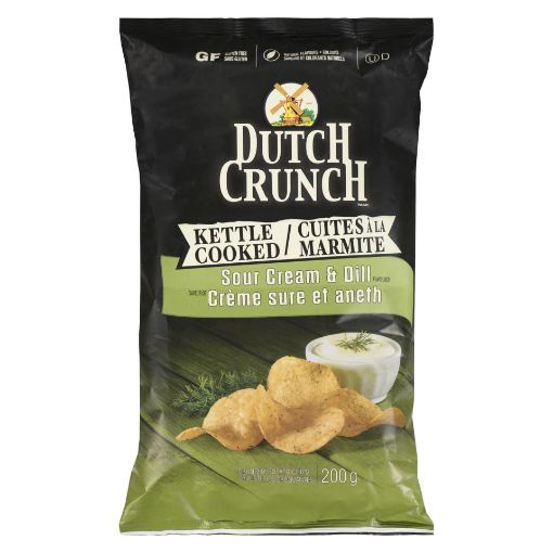 Picture of DUTCH CRUNCH SOUR CREAM and DILL - FLAT CUT 200GR